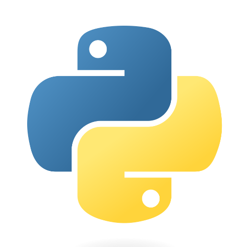 Python programming language logo